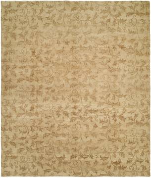 Kalaty ROYAL MANNER DERBYSH Beige Rectangle 10x14 ft Wool Carpet 133907