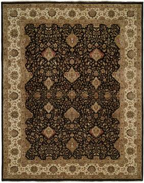 Kalaty SHAJAHAN Black Runner 10 to 12 ft Wool Carpet 133985