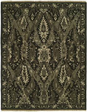 Kalaty SOUMAK NATURAL Green Rectangle 12x15 ft Wool Carpet 134038