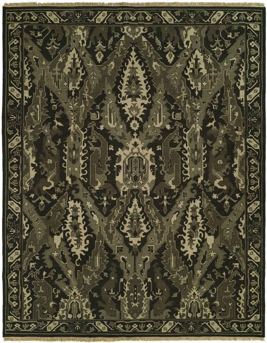 Kalaty SOUMAK NATURAL Green Runner 26 X 100 Area Rug SL-251 2610 835-134040 Image 0