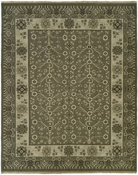 Kalaty SOUMAK NATURAL Green Rectangle 12x15 ft Wool Carpet 134059