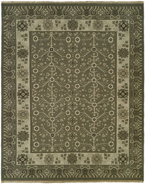 Kalaty SOUMAK NATURAL Green Runner 26 X 100 Area Rug SL-253 2610 835-134061 Image 0