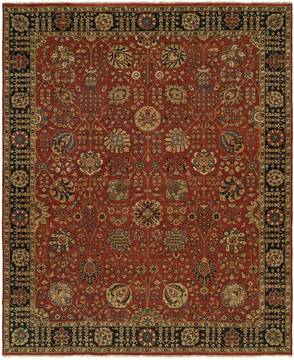 Kalaty SONATA Red Rectangle 2x3 ft Wool Carpet 134067