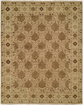 Kalaty SONATA Beige Rectangle 4x6 ft Wool Carpet 134075