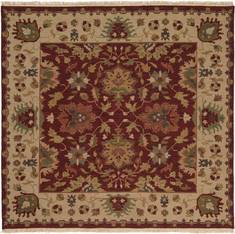 Kalaty SOUMAK Red Square 5 to 6 ft Wool Carpet 134156