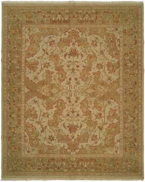 Kalaty SOUMAK Beige Rectangle 6x9 ft Wool Carpet 134168