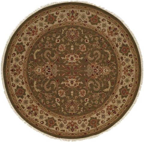 Kalaty SOUMAK Green Round 80 X 80 Area Rug SU-200 R8 835-134248 Image 0