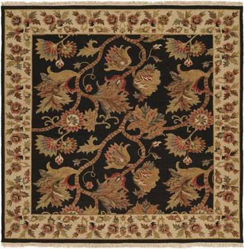 Kalaty SOUMAK Black Square 7 to 8 ft Wool Carpet 134261