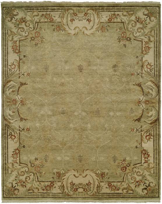 Kalaty TUSCANY Green Runner 26 X 100 Area Rug TC-604 2610 835-134363 Image 0