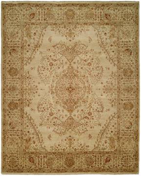 Kalaty TAHARA Beige Rectangle 2x3 ft Wool Carpet 134411