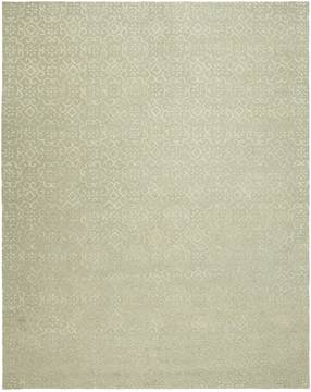 Kalaty VALENCIA Grey Runner 10 to 12 ft Wool and Silkette Carpet 134486