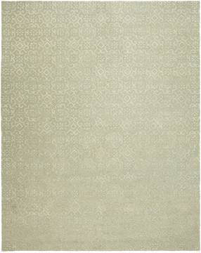 Kalaty VALENCIA Grey Rectangle 6x9 ft Wool and Silkette Carpet 134489