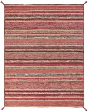 Kalaty ANDES Red Rectangle 10x13 ft Chenille Carpet 134580