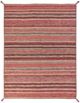 Kalaty ANDES Red Rectangle 6x9 ft Chenille Carpet 134584