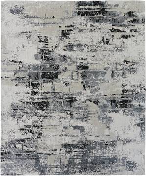 Kalaty JARDIN Grey Rectangle 10x13 ft Chenille Carpet 134643