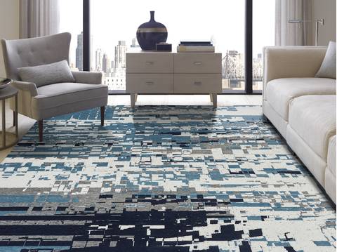 Kalaty JARDIN Blue 86 X 116 Area Rug JR-642 912 835-134698 Image 5