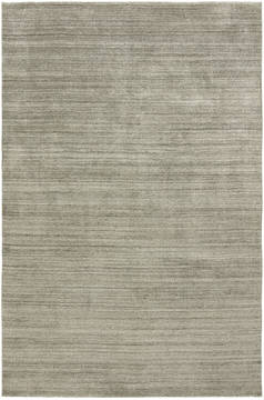 Kalaty MERIDIAN Grey Rectangle 2x3 ft Wool and Silkette Carpet 134748