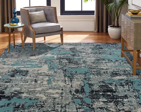 Kalaty MODENA Blue Runner 26 X 100 Area Rug MO-357 2610 835-134790 Image 5