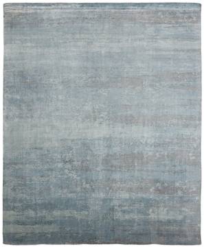 Kalaty REMY Blue Rectangle 10x13 ft Silkette Carpet 134820