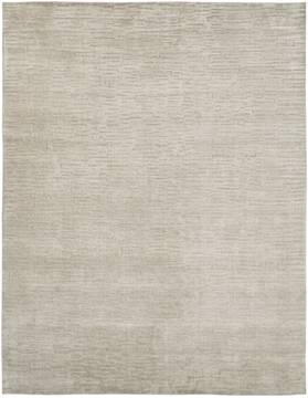 Kalaty RENZO Grey Rectangle 10x13 ft Wool and Silkette Carpet 134870