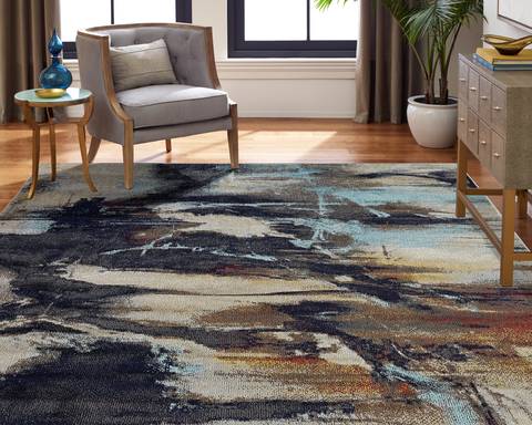 Kalaty SOLSTICE Multicolor 79 X 99 Area Rug SC-057 810 835-134911 Image 5