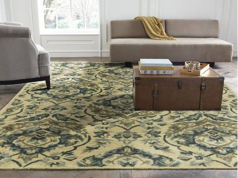 Kalaty SEVILLE Green 76 X 96 Area Rug SV-748 810 835-135044 Image 1