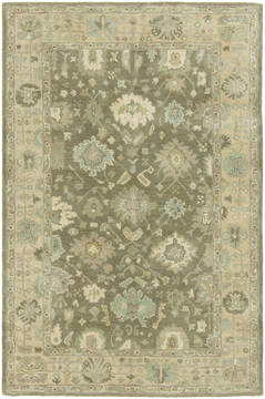 Kalaty SEVILLE Blue Rectangle 6x9 ft Wool and Silkette Carpet 135071