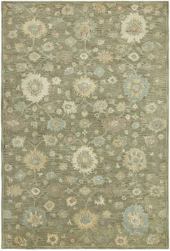 Kalaty SEVILLE Blue Runner 10 to 12 ft Wool and Silkette Carpet 135090