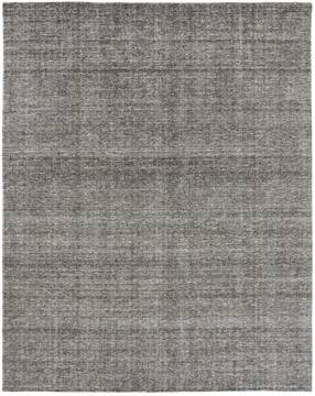 Kalaty TERRA Grey Rectangle 2x3 ft Wool and Silkette Carpet 135184