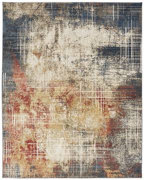 Kalaty THEORY Multicolor Rectangle 2x3 ft Polypropylene Carpet 135196
