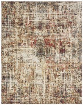 Kalaty THEORY Beige Rectangle 9x12 ft Polypropylene Carpet 135209