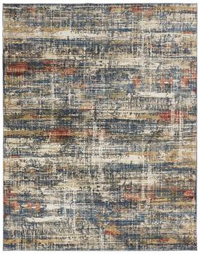 Kalaty THEORY Multicolor Rectangle 9x12 ft Polypropylene Carpet 135214