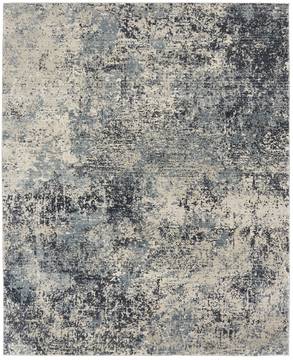 Kalaty THEORY Blue Rectangle 2x3 ft Polypropylene Carpet 135216