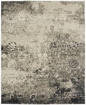 Kalaty THEORY Grey Rectangle 2x3 ft Polypropylene Carpet 135226