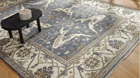 Kalaty UMBRIA Blue 80 X 100 Area Rug US-106 810 835-135250 Image 1