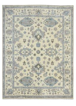 Kalaty UMBRIA Beige Rectangle 6x9 ft Wool Carpet 135253