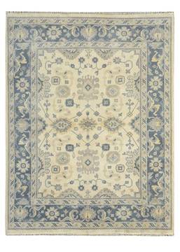 Kalaty UMBRIA Beige Rectangle 8x10 ft Wool Carpet 135274