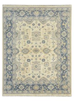 Kalaty UMBRIA Beige Rectangle 9x12 ft Wool Carpet 135275