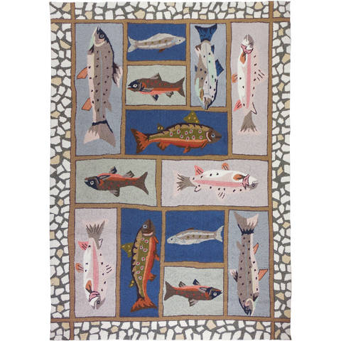 Jellybean Lodge Blue 30 X 50 Area Rug AR-CY086C 815-135297 Image 0