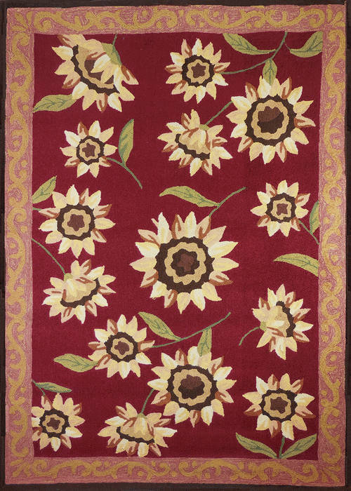 Jellybean Garden And Floral Red 80 X 100 Area Rug AR-JB075G 815-135305 Image 0