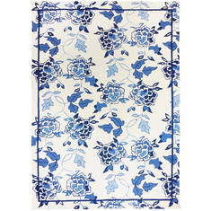 Jellybean Garden And Floral Blue 5'0" X 7'0" Area Rug AR-WA005E 815-135308