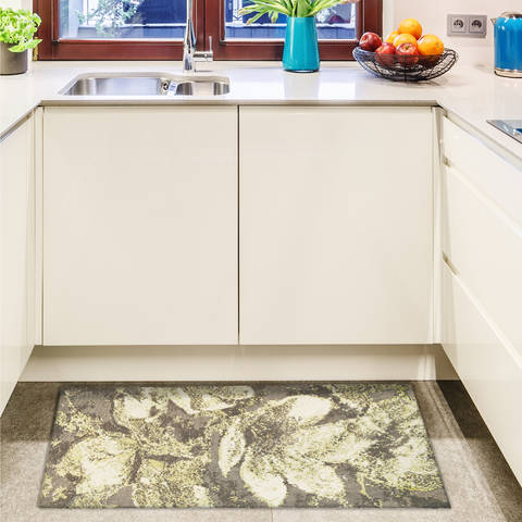 Jellybean Garden And Floral Grey Runner 22 X 50 Area Rug PMF-AH001J 815-135316 Image 1