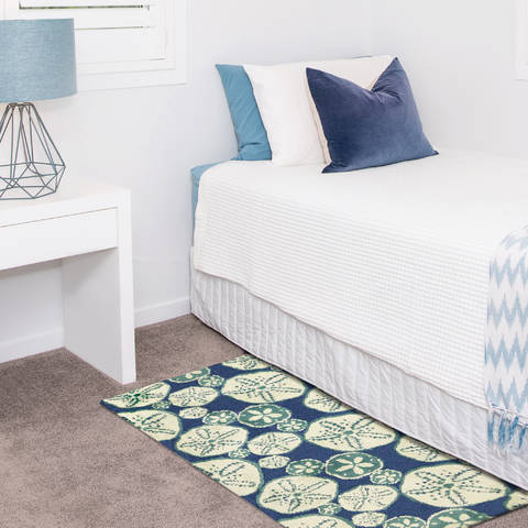 Jellybean Coastal Blue 19 X 46 Area Rug PMF-JHN001J 815-135324 Image 1