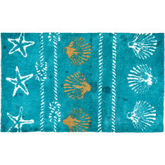 Jellybean Coastal Blue 1'10" X 2'10" Area Rug PMF-JP001B 815-135325