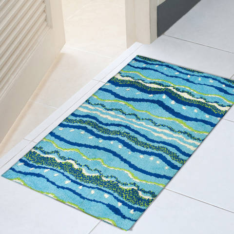 Jellybean Coastal Blue 110 X 210 Area Rug PMF-KMC001B 815-135330 Image 1