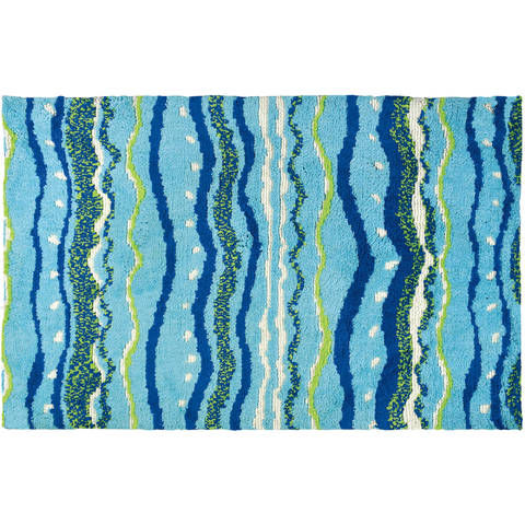 Jellybean Coastal Blue 110 X 210 Area Rug PMF-KMC001B 815-135330 Image 0