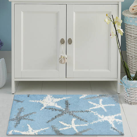 Jellybean Coastal Blue 110 X 210 Area Rug PMF-KR001B 815-135335 Image 1