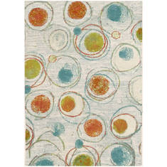 Jellybean Coastal White 8'0" X 10'0" Area Rug PMF-RRW001G 815-135347