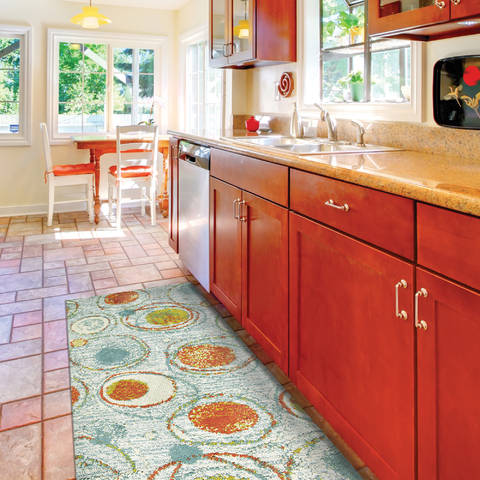 Jellybean Coastal White 19 X 46 Area Rug PMF-RRW001J 815-135348 Image 1