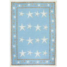 Jellybean Coastal Blue 1'10" X 2'10" Area Rug PP-AJR014B 815-135354